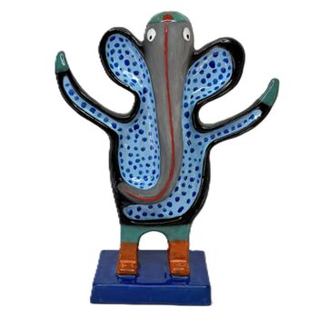 Escultura intitulada "Ganesha #2" por Stefan Mager, Obras de arte originais, Cerâmica