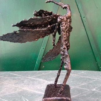 Sculptuur getiteld "Chernobyl" door Stefan Obradovic, Origineel Kunstwerk, Metalen