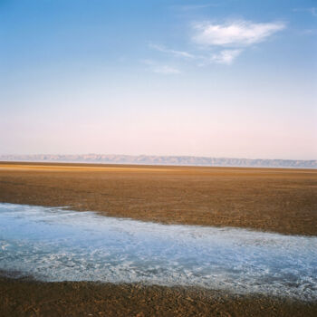 Photography titled "Salt Sea in Tunisia" by Stefana Savic, Original Artwork, Analog photography