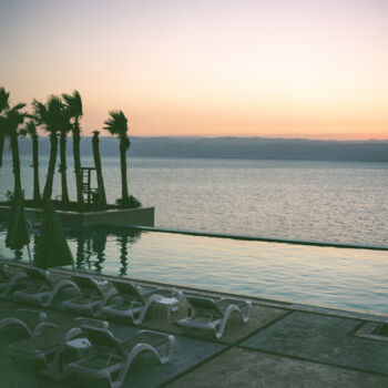 Fotografia zatytułowany „Dead Sea, Jordan” autorstwa Stefana Savic, Oryginalna praca, Fotografia filmowa