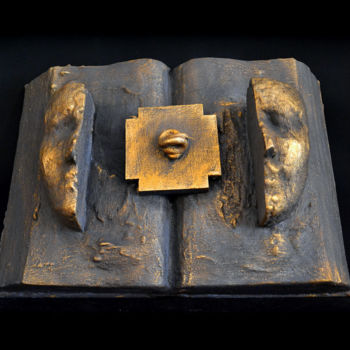 Sculpture intitulée "Dia - Logos" par Stefania Sergi, Œuvre d'art originale