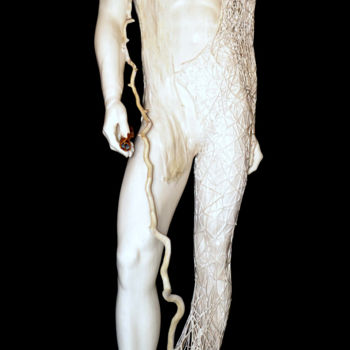 Sculpture intitulée "Animus" par Stefania Sergi, Œuvre d'art originale