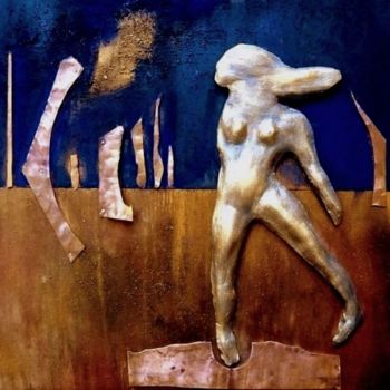 Pittura intitolato "Sotto i piedi" da Stefania Sergi, Opera d'arte originale