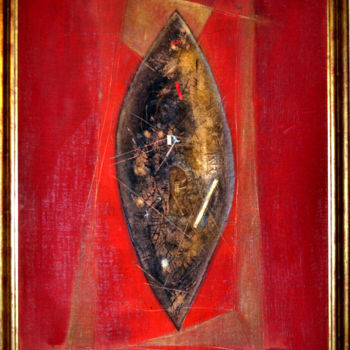 Painting titled "Semi-nato 1" by Stefania Sergi, Original Artwork, Acrylic