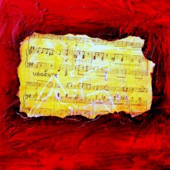 Pittura intitolato "Accordi" da Stefania Sergi, Opera d'arte originale