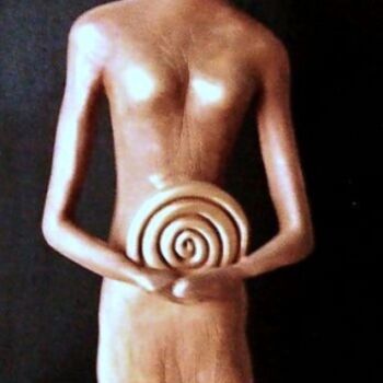 Скульптура под названием "100_0071-1.JPG" - Stefania Sergi, Подлинное произведение искусства