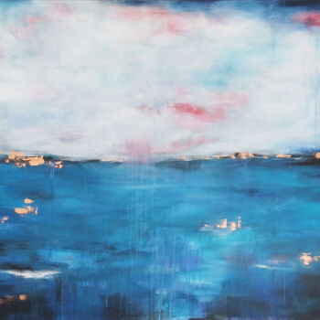 Pittura intitolato "DEEP SEA - NO 8" da Stefanie Rogge, Opera d'arte originale, Acrilico