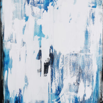 Ζωγραφική με τίτλο "'OCEAN BREEZE' #2" από Stefanie Rogge, Αυθεντικά έργα τέχνης, Ακρυλικό Τοποθετήθηκε στο Ξύλινο φορείο σκ…