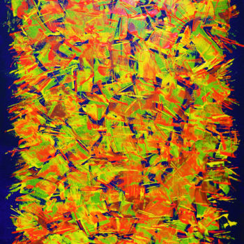 Painting titled "Luminescence" by Stefano Barbaresco, Original Artwork, Acrylic