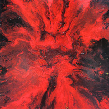 Malerei mit dem Titel "Dark Matter" von Stefano Barbaresco, Original-Kunstwerk, Acryl