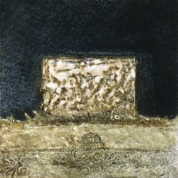 Ζωγραφική με τίτλο "Senza Titolo" από Stefano Catalini, Αυθεντικά έργα τέχνης, Κάρβουνο Τοποθετήθηκε στο Ξύλινο φορείο σκελε…