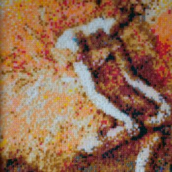 Schilderij getiteld "Ballerina di Degas" door Stefano Di Marco, Origineel Kunstwerk
