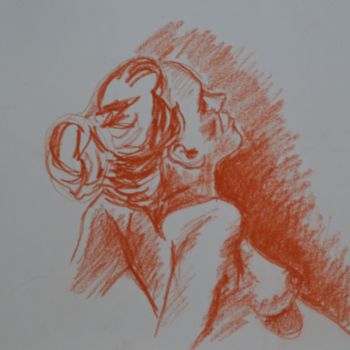 Desenho intitulada "Croquis 16" por Stefano Di Marco, Obras de arte originais, Carvão