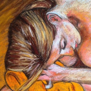 绘画 标题为“La modella di Degas…” 由Stefano Di Marco, 原创艺术品, 粉彩