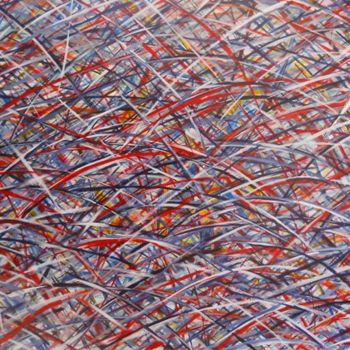 Pittura intitolato "overlap" da Stefano Infantino, Opera d'arte originale, Olio