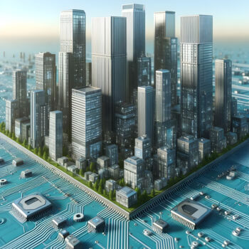 Arts numériques intitulée "AI City,  A.D. 2099" par Stefano Pacini, Œuvre d'art originale, Image générée par l'IA