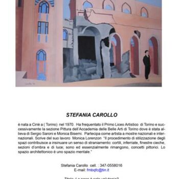 Peinture intitulée "Carollo" par Stefano Rollero, Œuvre d'art originale
