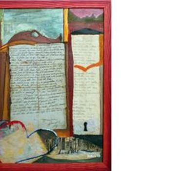 Pintura titulada "Lettera d'amore d'a…" por Stefano Rollero, Obra de arte original