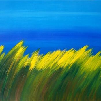 Painting titled ""Campo di grano"" by Stefano Rollero, Original Artwork