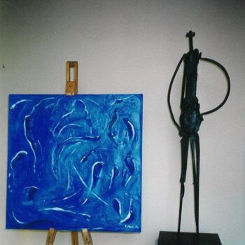 Peinture intitulée ""Acqua"" par Stefano Rollero, Œuvre d'art originale