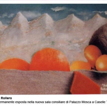 Картина под названием "Opera esposta perma…" - Stefano Rollero, Подлинное произведение искусства