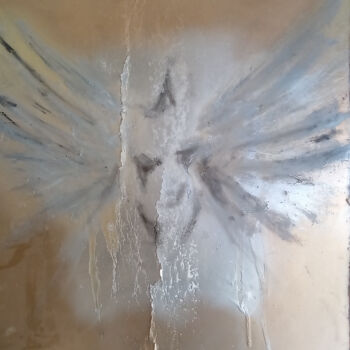Painting titled "The Butterfly" by Stefano Davidson, Original Artwork, Spray paint