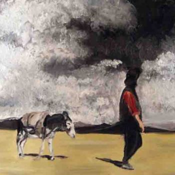 Pittura intitolato "Alla ricerca di un…" da Stefano Davidson, Opera d'arte originale
