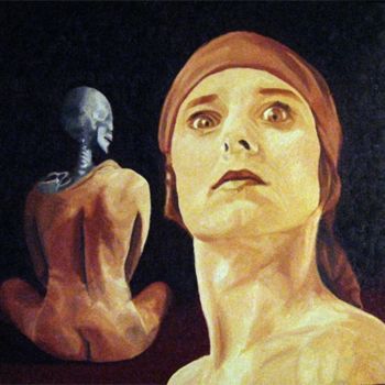 Pittura intitolato "Mania e Thanatos" da Stefano Davidson, Opera d'arte originale