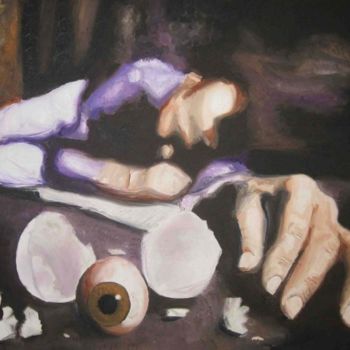 Pittura intitolato "Sonno Surrealista" da Stefano Davidson, Opera d'arte originale