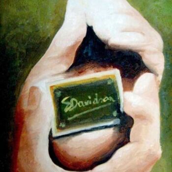 Painting titled "CHANCERINO" by Stefano Davidson, Original Artwork