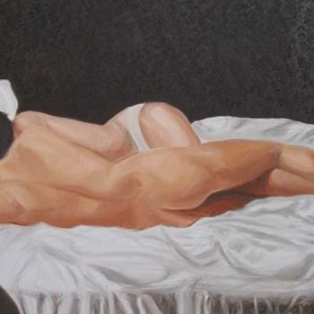 Schilderij getiteld "Les amantes" door Stefano Davidson, Origineel Kunstwerk
