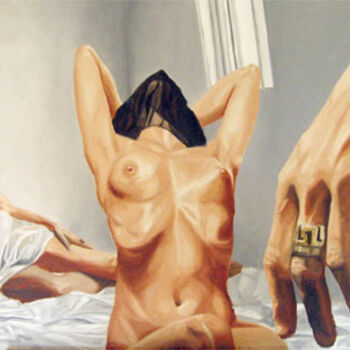 Painting titled "Les Veuves" by Stefano Davidson, Original Artwork