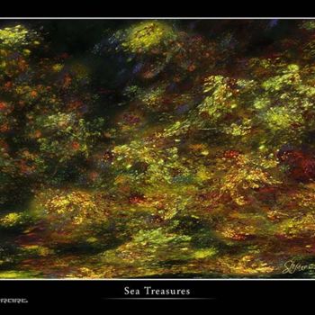Digital Arts titled "Sea treasures" by Stefano Popovski, Original Artwork, 2D Digital Work