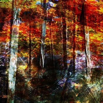 Digital Arts titled "C'est l'automne" by Stefano Popovski, Original Artwork, 2D Digital Work