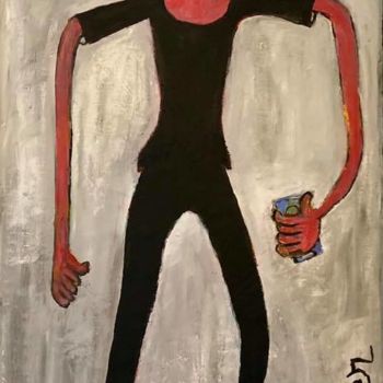 Peinture intitulée "homme" par Stéfanvivier, Œuvre d'art originale