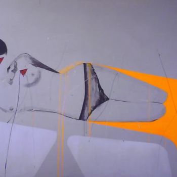 Malerei mit dem Titel "PAULA ROSS LISTER -…" von Swaxu, Original-Kunstwerk