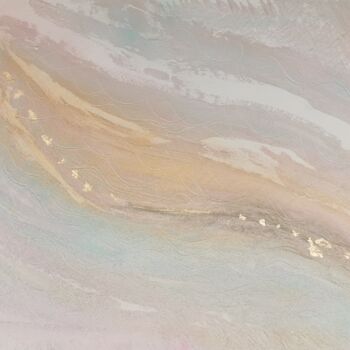 Pittura intitolato "Baleine dorée" da Steffy, Opera d'arte originale, Collages