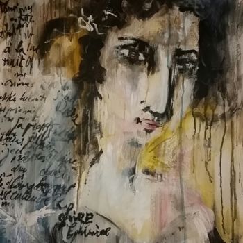 Schilderij getiteld "Clarisse de la lumi…" door Stéphane D., Origineel Kunstwerk, Acryl