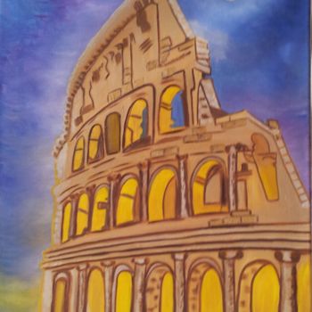 Peinture intitulée "Coloseum" par Stefka Hristova, Œuvre d'art originale