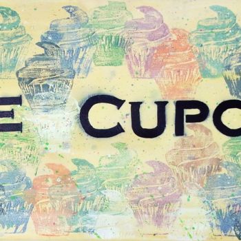 Pintura titulada "Cupcakes" por Best Arts, Obra de arte original, Acrílico
