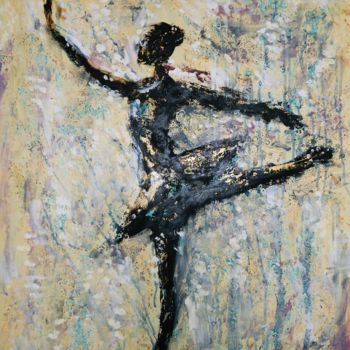Malerei mit dem Titel "Ballerina Videre" von Best Arts, Original-Kunstwerk, Acryl