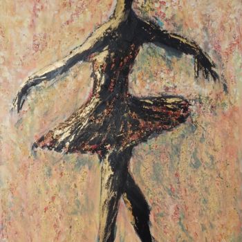 Malerei mit dem Titel "Ballerina Lucem" von Best Arts, Original-Kunstwerk, Acryl