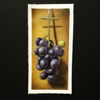Painting titled "Raisins huile sur t…" by Steivan Loundou, Original Artwork, Oil