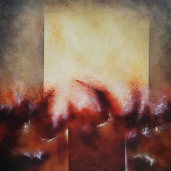 Pintura titulada "Peinture abstraite,…" por Steivan Loundou, Obra de arte original, Oleo Montado en Bastidor de camilla de m…