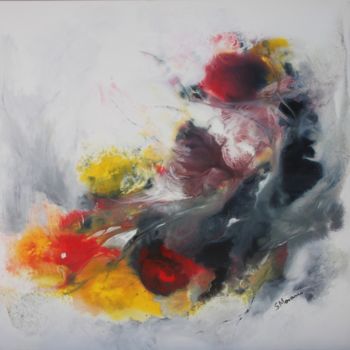 Painting titled "Ephémère.jpg" by Steliana Mocanu, Original Artwork, Oil