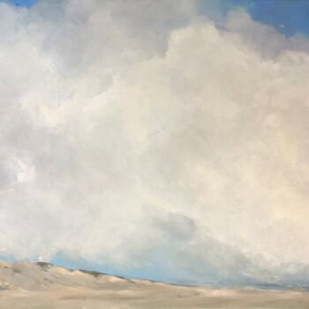 Peinture intitulée "Impressive sky" par Stella Burggraaf, Œuvre d'art originale, Huile Monté sur Châssis en bois