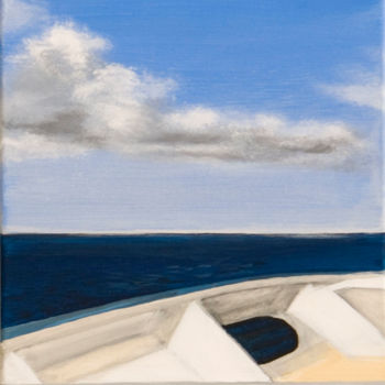 Painting titled "Crew Deck #2" by Stella Blau, Original Artwork, Acrylic