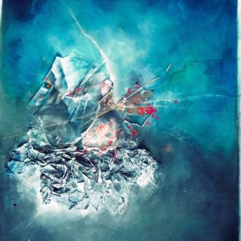 Malerei mit dem Titel "fukushima" von Stellarue, Original-Kunstwerk, Acryl