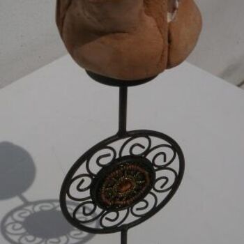 Γλυπτική με τίτλο "flower 1" από Stellina Cirincione, Αυθεντικά έργα τέχνης, Πυλός