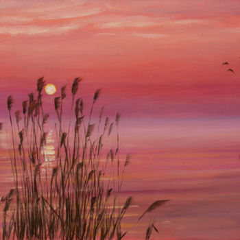 Картина под названием "Рассвет" - Андрей Семенов, Подлинное произведение искусства, Масло